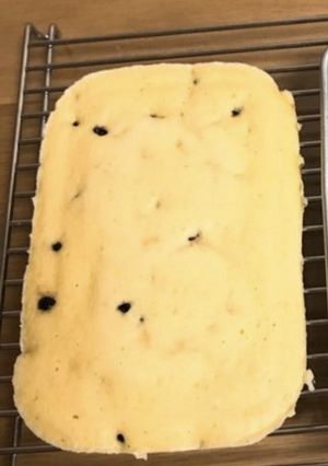 チーズケーキ風?ブルーベリー蒸しパン-レシピのメイン写真