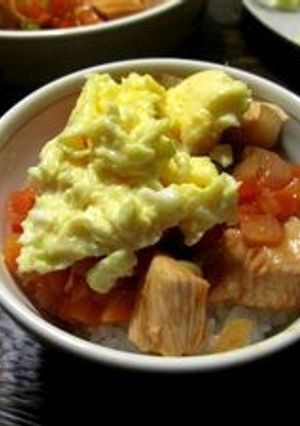好きなだけ載せて～オムライス丼♪-レシピのメイン写真