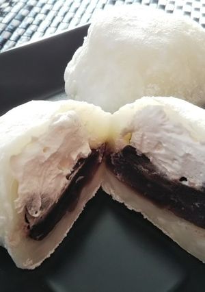 ホイップあん大福-レシピのメイン写真