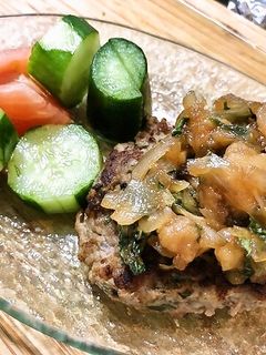 カラルー入りハンバーグ-レシピのメイン写真