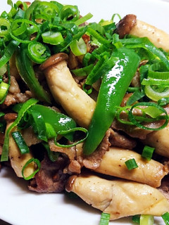 エリンギ豚肉のガリバタポン炒め-レシピのメイン写真
