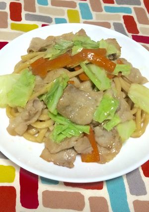 超簡単☆あっという間に焼きうどん-レシピのメイン写真