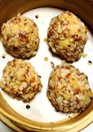 そばの実つき焼売■もち米つき焼売風-レシピのメイン写真