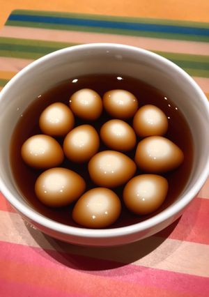 超簡単!漬けるだけめんつゆうずら玉子-レシピのメイン写真