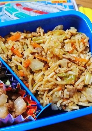 アレルゲンフリー♪米粉パスタの焼きそば♪-レシピのメイン写真