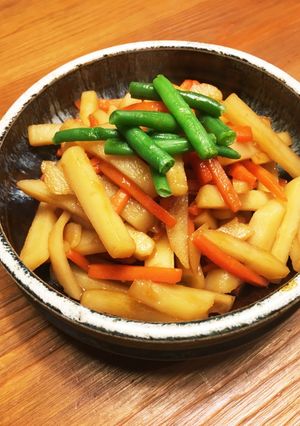 我が家の定番！芋きんぴら！-レシピのメイン写真