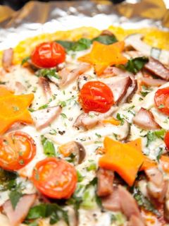 フライパンで⁂ピザ風オムレツ-レシピのメイン写真