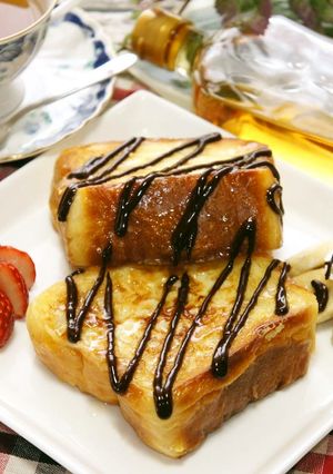 【簡単】フレンチトースト チョコVer.-レシピのメイン写真