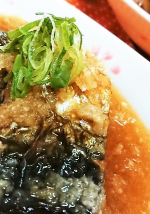 レンチンde楽ちん【サバの甘辛みぞれ煮】-レシピのメイン写真