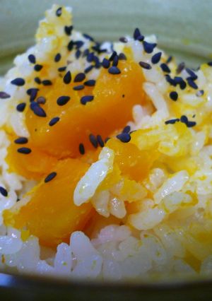 ホックホク♪甘~いカボチャご飯-レシピのメイン写真