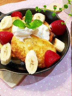 おうちカフェ♡ふわふわフレンチトースト-レシピのメイン写真