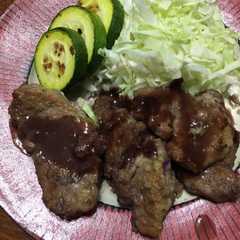 豚ヒレ肉の赤ワイン醤油ソース-レシピのメイン写真