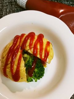 パックマンオムライス-レシピのメイン写真
