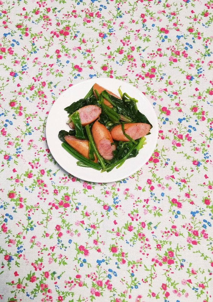 お弁当に～ほうれん草とウインナー炒め-レシピのメイン写真