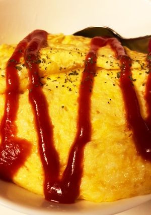 朝ごはんに手間なしオムライス-レシピのメイン写真