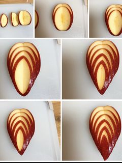 りんごの飾り切り-レシピのメイン写真