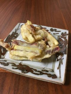 さつまいもとベーコンのかき揚げ-レシピのメイン写真