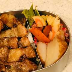 รูปของ お弁当に◎にんじんとなるとのサッと炒め