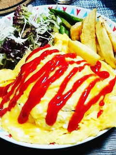 カゴメトマトケチャップで簡単オムライス-レシピのメイン写真