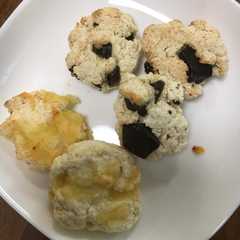 รูปของ おからとＨＭでスコーン風クッキー