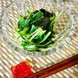 水菜と海苔のわさび和え