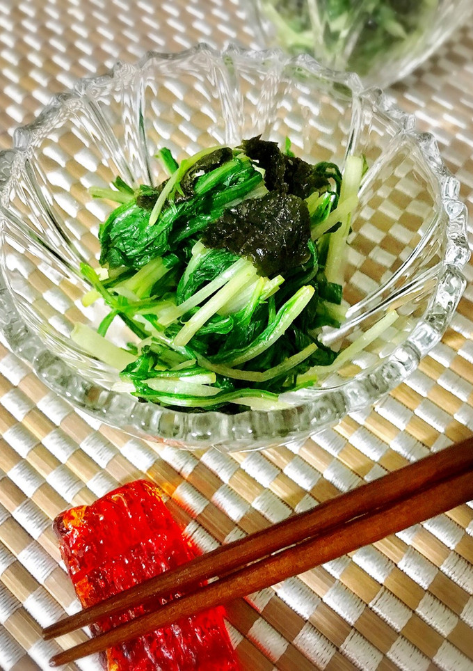 水菜と海苔のわさび和え-レシピのメイン写真