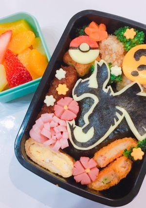 ☆ポケモンクイズ キャラ弁☆-レシピのメイン写真