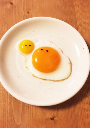 親子目玉焼き-レシピのメイン写真