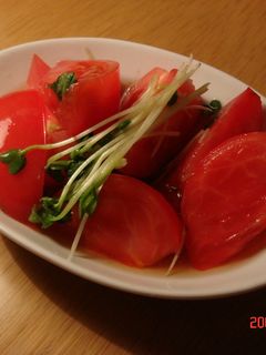 さっぱりトマトの三杯酢サラダ-レシピのメイン写真