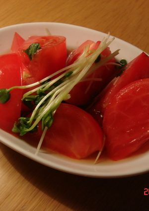 さっぱりトマトの三杯酢サラダ-レシピのメイン写真