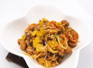 キムチ沢庵高菜納豆。ジャコや鰹節も。-レシピのメイン写真