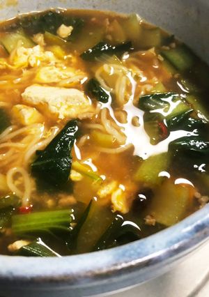 麻婆豆腐リメイク！サンラータン麺-レシピのメイン写真