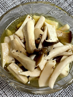 レンジで簡単!5分できのこの白だしマリネ-レシピのメイン写真