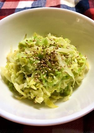レンジ★箸が止まらないキャベツ蒸し-レシピのメイン写真