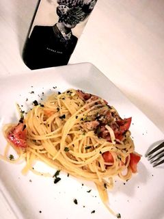 生ハムとトマトの冷製パスタ-レシピのメイン写真