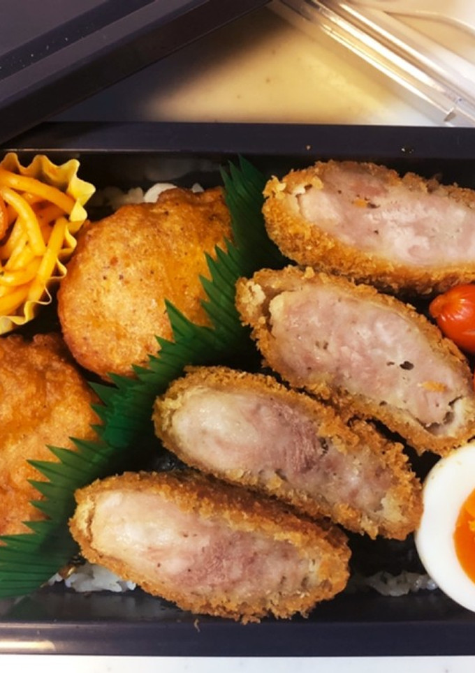 中学生弁当日記（カレー風味海苔弁編）-レシピのメイン写真