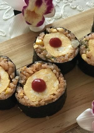 食べたらオムライス巻き寿司編-レシピのメイン写真