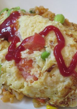 野菜たっぷり和風オムライス-レシピのメイン写真
