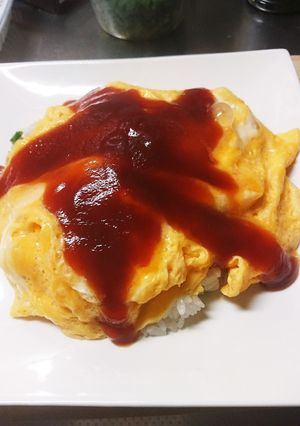 10分以内♪納豆オムライス-レシピのメイン写真