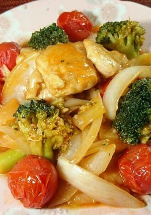 とりむね肉とブロッコリーのケチャップ煮-レシピのメイン写真