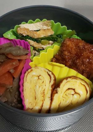 卵一個で厚焼き玉子 簡単 お弁当に-レシピのメイン写真