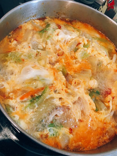 ピリ辛食べるスープ-レシピのメイン写真