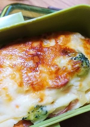手作りグラタンをお弁当箱で持っていく方法-レシピのメイン写真