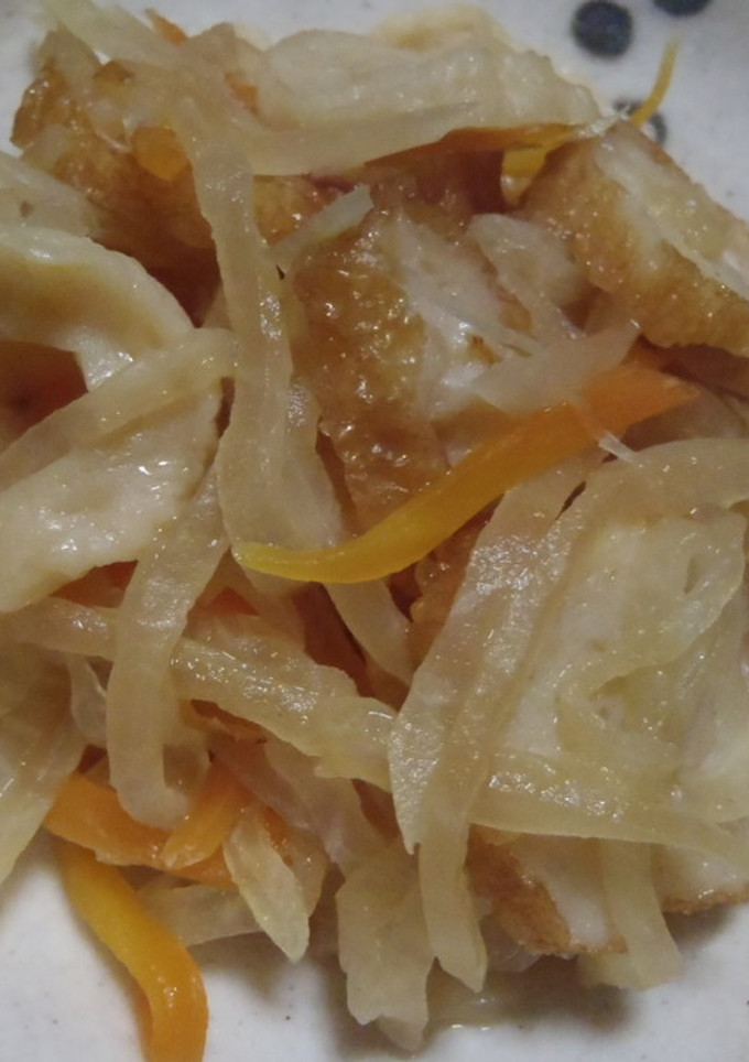 おでんの煮汁で炊く…「大根の千切り煮」-レシピのメイン写真