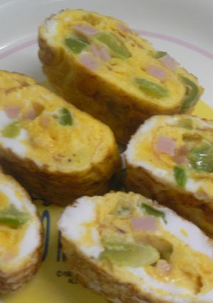 お弁当卵焼き（ハムピー）-レシピのメイン写真