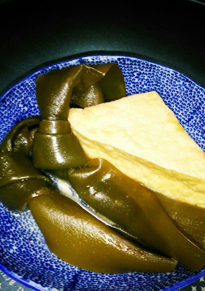 結び昆布と厚揚げ（おでん風)-レシピのメイン写真