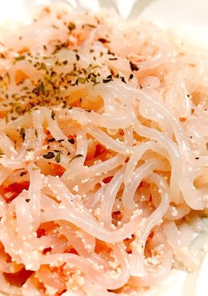 レンジのみで簡単♪明太白滝バター-レシピのメイン写真