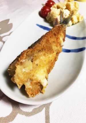 揚げずに楽チン！あふれるチーズの鰯フライ-レシピのメイン写真