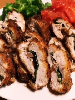 鶏胸肉の梅しそカツ-レシピのメイン写真