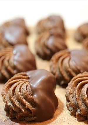 絞りクッキー☆紅茶とチョコ☆バレンタイン-レシピのメイン写真